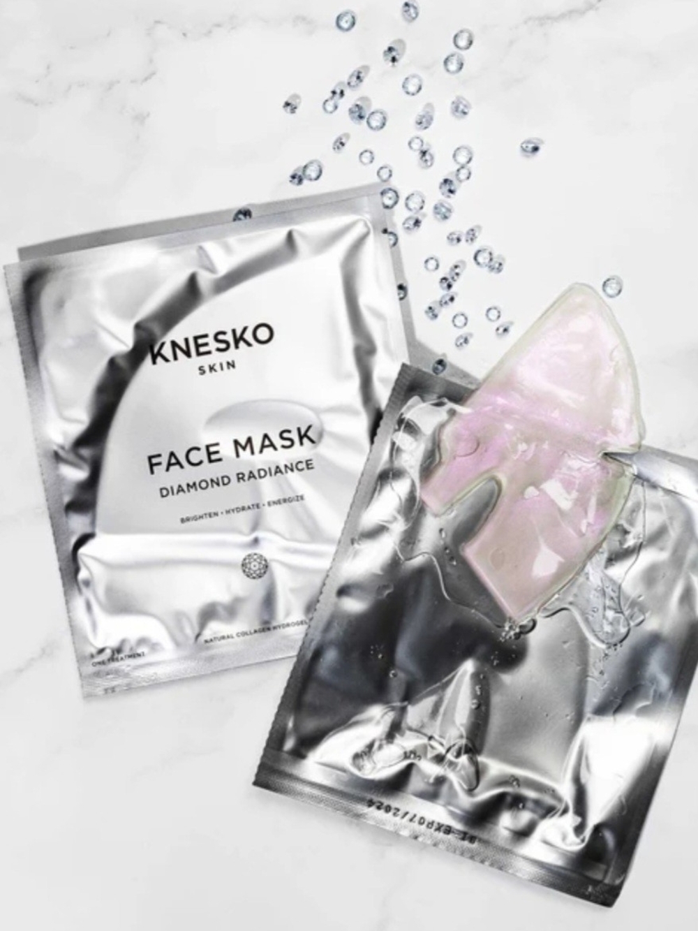 Skin Diamond Radiance Face Mask – Silver Hydrating Sheet
